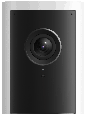 Animation of Outdoor Cam Pro with flashing green led light indicating a failed setup.