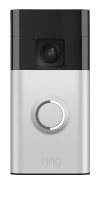 Animation of Ring Video Doorbell with white light flashing right side; setup failed light pattern.