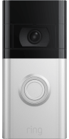 Animation of Ring Video Doorbell with blue circle light filling in clockwise; charging light pattern.
