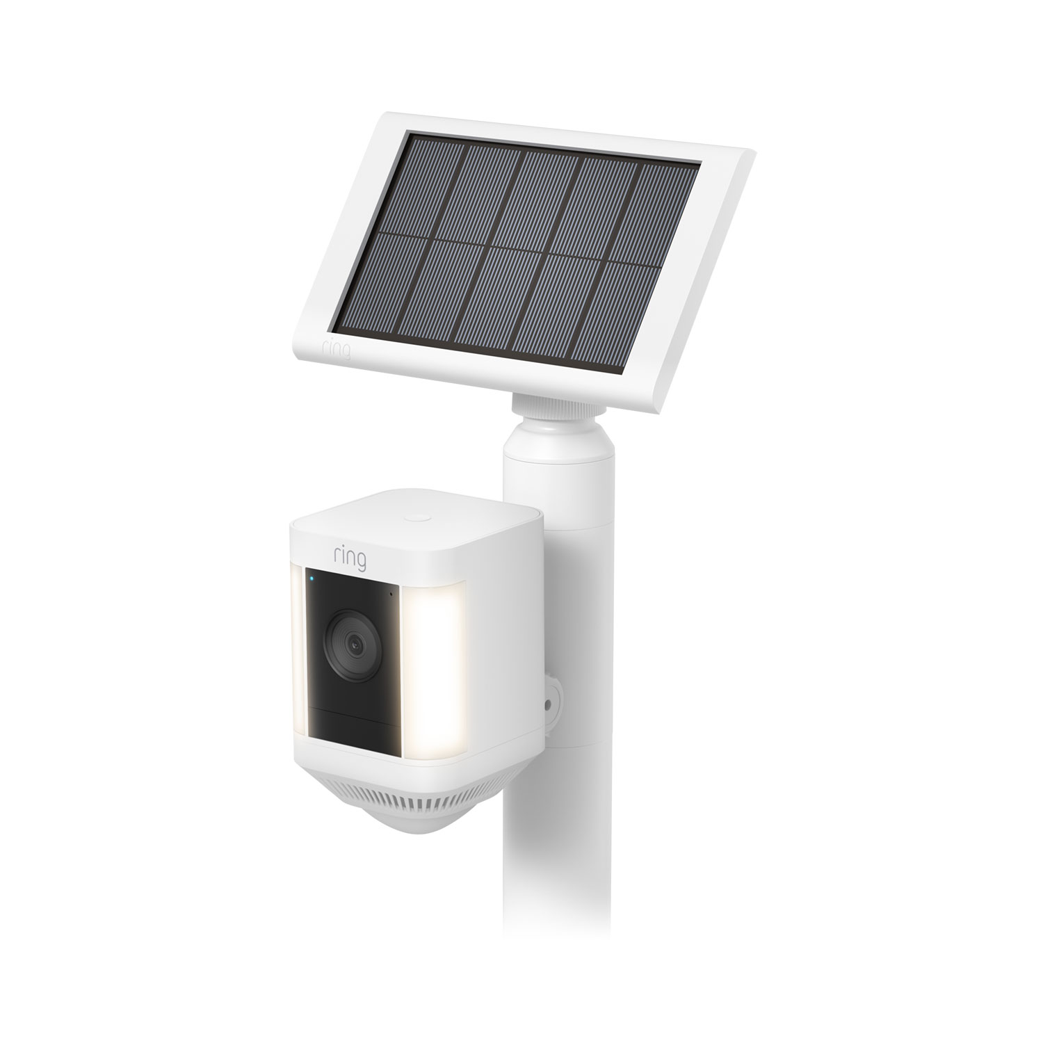 Stake Mount (for For Cameras and Solar Panels) - White