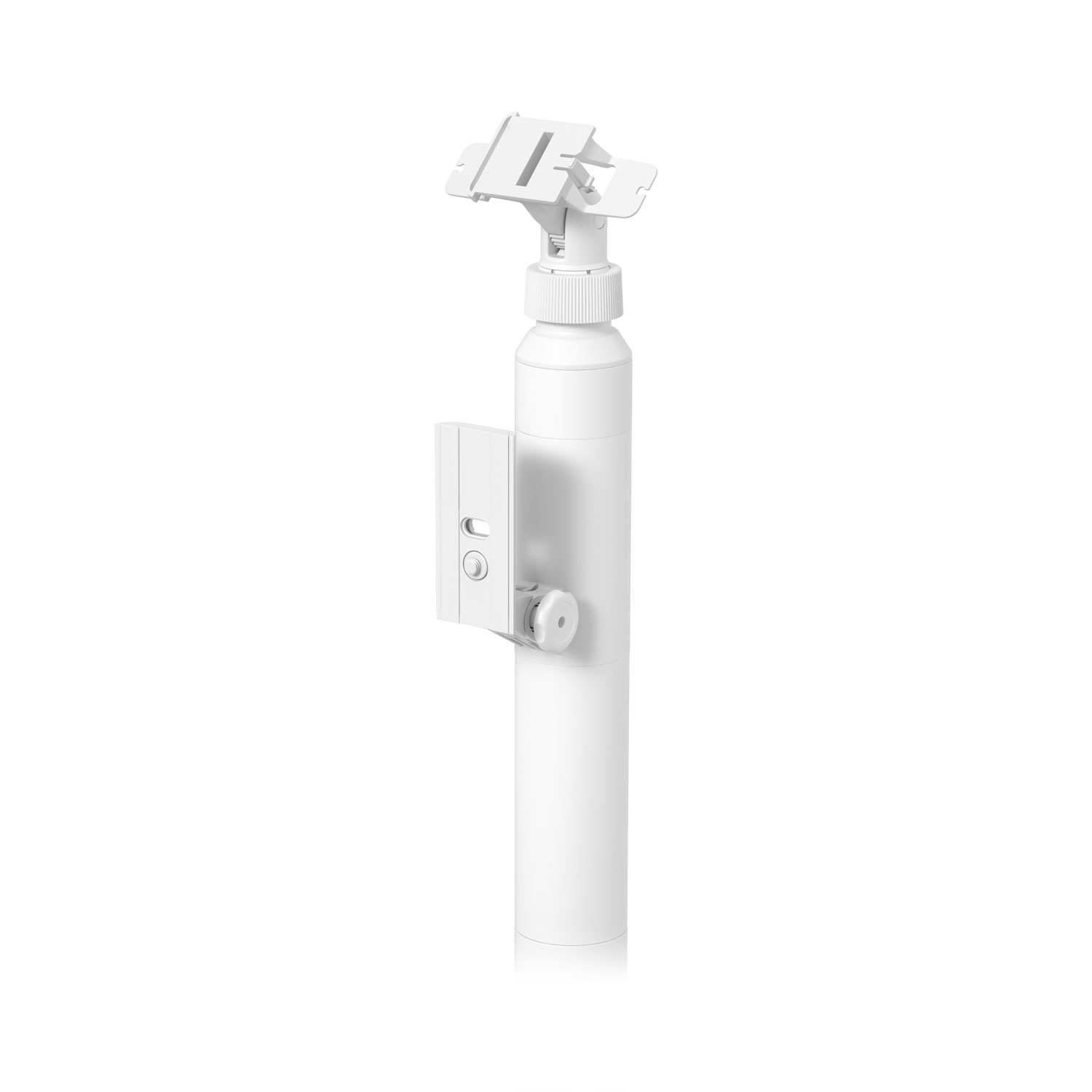 Stake Mount (for For Cameras and Solar Panels) - Stake Mount with adjustable pole, bracket, and mounting plate for attaching Ring security camera and solar panel.