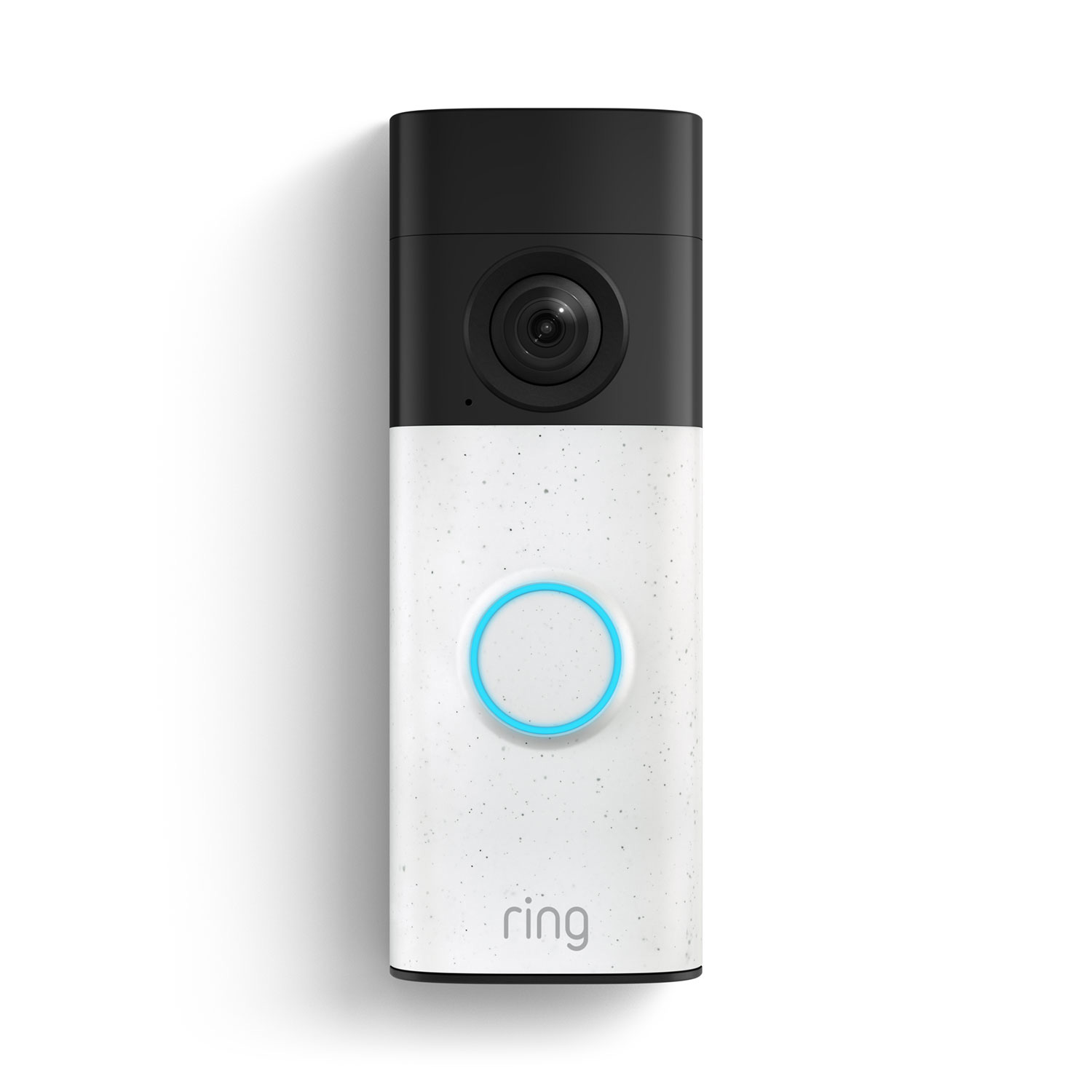 Battery Doorbell (Newest Model) - Battery Doorbell (2nd Gen) in color Speckled White.