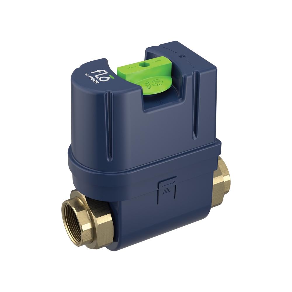 Flo by Moen 1-1/4-Inch Smart Water Shutoff (for Works with Ring) - Multi