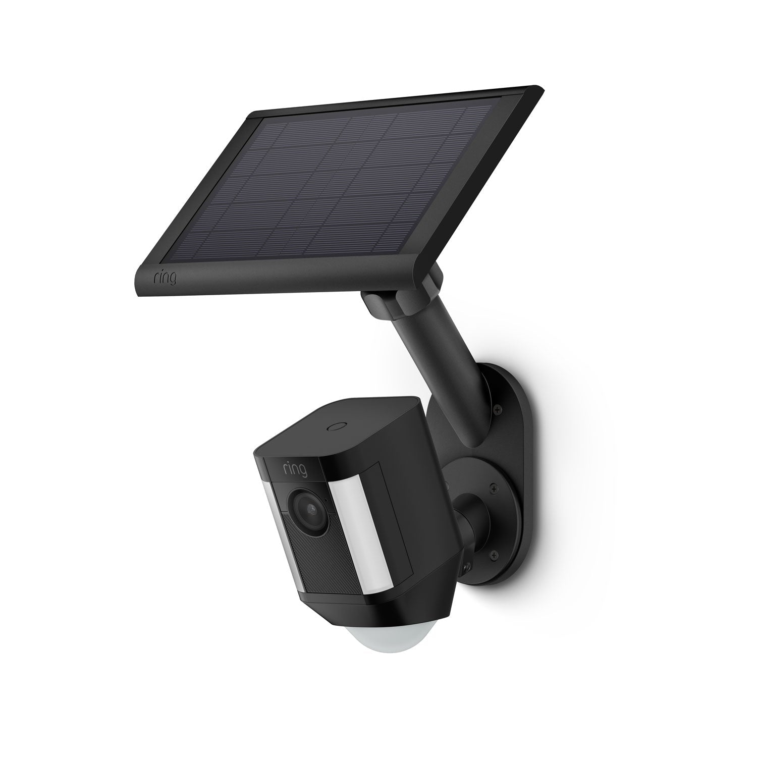 Wall Mount for Solar Panels and Cameras - Black