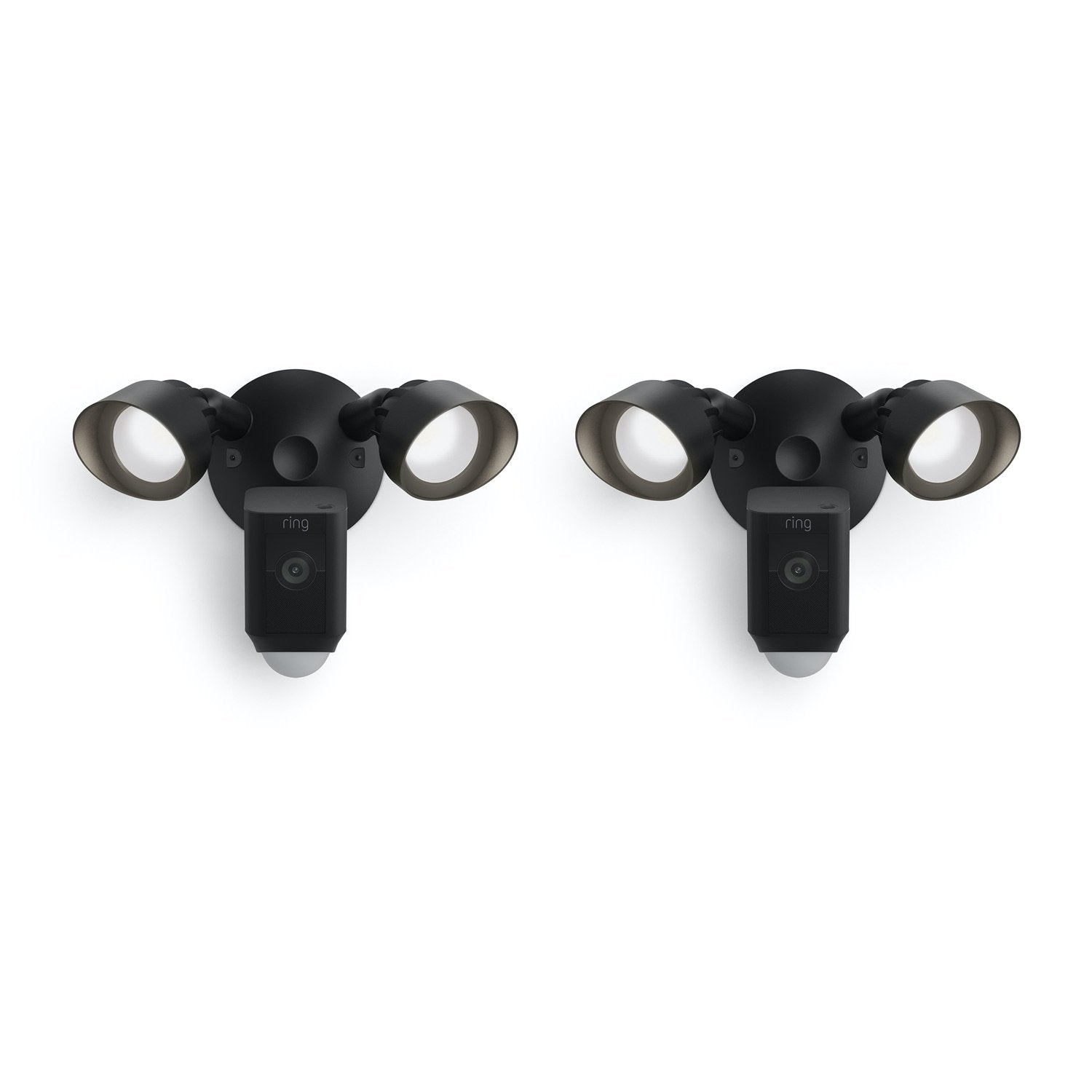 Floodlight Cam Plus - Wired / Black / 2-Pack