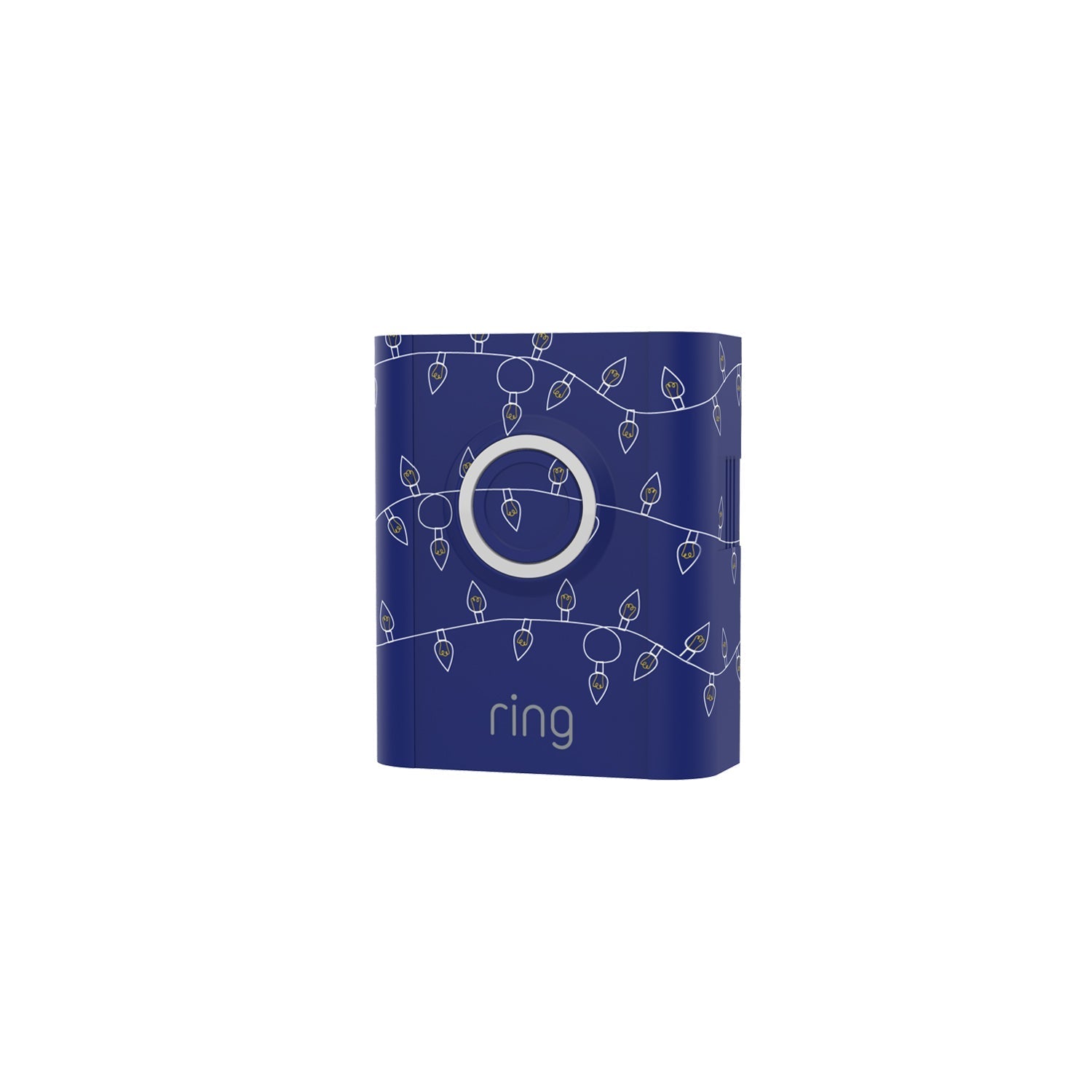 Holiday Interchangeable Faceplate - Christmas Lights Blue
