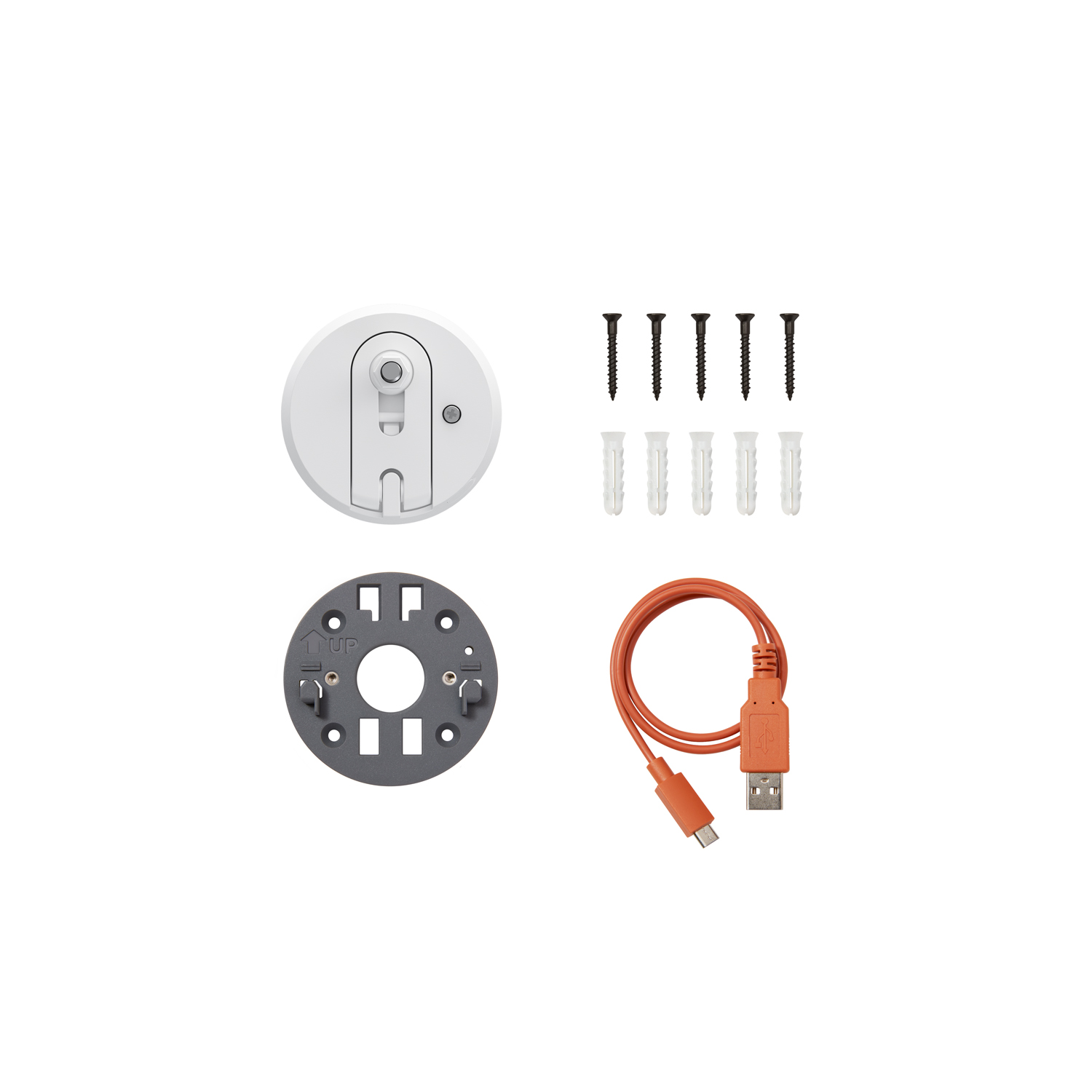 Spare Parts (for Outdoor Cam Plus Battery) - White