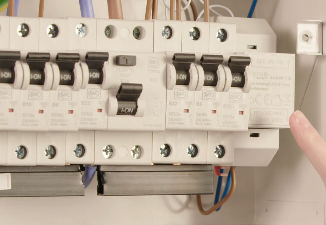 An existing transformer in a home