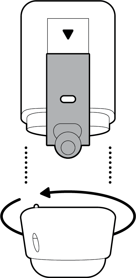 Illustration showing how to remove the camera backplate.